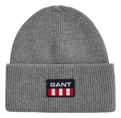Gant Retro Shield Beanie Ανδρικός Σκούφος Πλεκτός σε Γκρι χρώμα