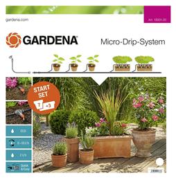 Gardena Micro-Drip Starter Set Flower Pots M Σύστημα Αυτοποτισμού με Προγραμματιστή από το Plus4u