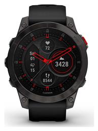 Garmin Epix (Gen 2) Sapphire Titanium 47mm Αδιάβροχο Smartwatch με Παλμογράφο (Black Titanium)