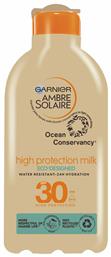 Garnier Ambre Solaire Ocean Protect High Protection Milk Αδιάβροχη Αντηλιακή Κρέμα για το Σώμα SPF30 200ml από το e-Fresh