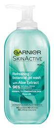 Garnier Gel Καθαρισμού SkinActive Refreshing Aloe Extract για Κανονικές Επιδερμίδες 200ml