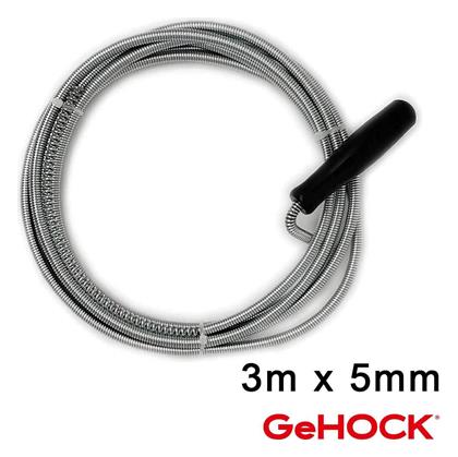 GeHock Ατσαλίνα Αποχέτευσης 3m με Μέγιστο Πάχος Απόφραξης 5mm