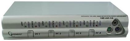 Gembird Automatic CPU and audio switch with the PCs power management, 4 PCs από το e-shop