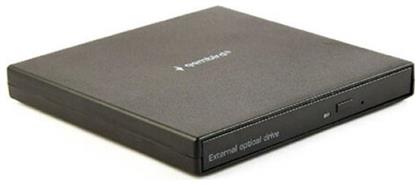 Gembird Εξωτερικός Οδηγός Εγγραφής/Ανάγνωσης DVD/CD για Desktop / Laptop Μαύρο