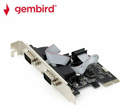 Gembird Κάρτα PCI σε 2 θύρες RS232 DB9 Serial από το Public