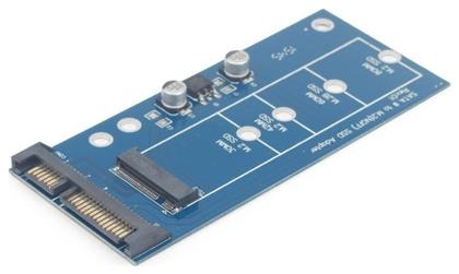 Gembird SATA to M.2 (NGFF) SSD Adapter Card Μπλε (EE18-M2S3PCB-01)