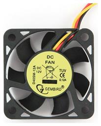 Gembird Sleeve Bearing Cooling 12v Case Fan 40mm με Σύνδεση 3-Pin