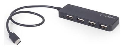 Gembird USB 2.0 Hub 4 Θυρών με σύνδεση USB-C