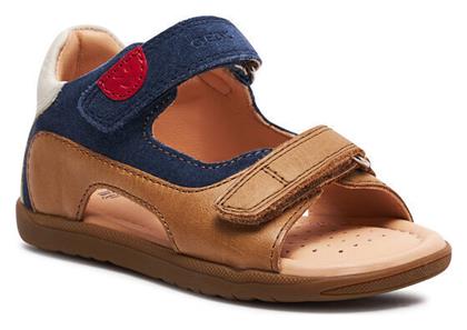 Geox Παιδικά Πέδιλα B Sandal Macchia Καφέ από το SerafinoShoes