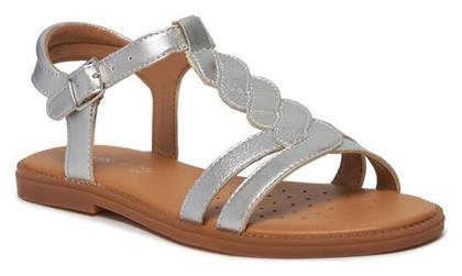 Geox Παιδικά Πέδιλα J Sandal Karly Ασημί από το Spartoo