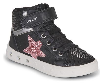 Geox Παιδικά Sneakers High Μαύρα από το Dpam