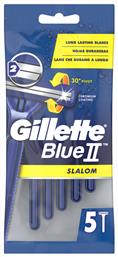 Gillette Blue2 Slalom Ξυραφάκια μιας Χρήσης με 2 Λεπίδες 5τμχ