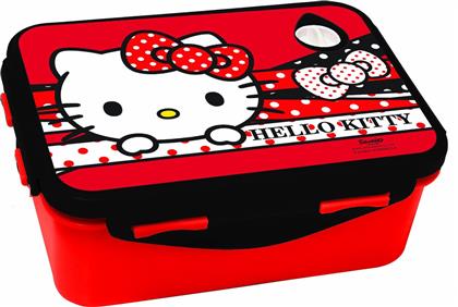 Gim Πλαστικό Παιδικό Δοχείο Φαγητού 0.8lt Hello Kitty Μ18 x Π11 x Υ6cm