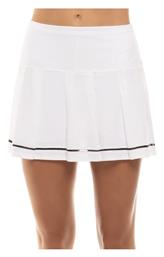 Γυναικεία φούστα τένις Lucky In Love Long Micro Tuck Pleat White από το E-tennis