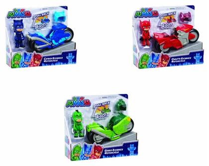 Giochi Preziosi Παιχνίδι Μινιατούρα PJ Masks Kickback Μηχανή με Φιγούρα για 3+ Ετών 8εκ. (Διάφορα Σχέδια) 2τμχ από το Plus4u