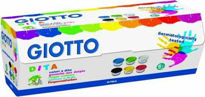 Giotto Δακτυλομπογιές 100ml-6 Χρώματα (534100) από το Moustakas Toys