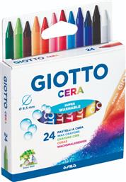 Giotto Fila Pastel Σετ Κηρομπογιές Super Washable 24τμχ από το Moustakas Toys