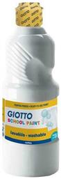 Giotto Τέμπερα School Paint 500ml Λευκό από το Moustakas Toys