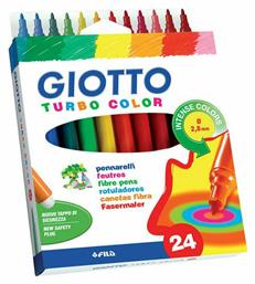 Giotto Turbo Color Μαρκαδόροι Ζωγραφικής Λεπτοί σε 24 Χρώματα από το Moustakas Toys