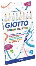 Giotto Turbo Glitter Glitter Μαρκαδόροι Ζωγραφικής Λεπτοί σε 8 Χρώματα από το Moustakas Toys