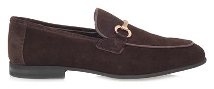 Giovanni Morelli Suede Ανδρικά Loafers σε Καφέ Χρώμα από το Tsakiris Mallas