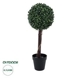 GloboStar Τεχνητό Φυτό σε Γλάστρα Artificial Garden BUXUS Καφέ 60cm