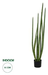 GloboStar Τεχνητό Φυτό σε Γλάστρα Sansevieria 120cm