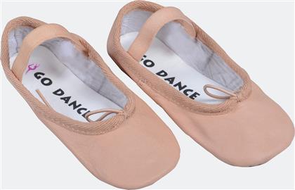 Go Dance Leather Ballet Full Sole 7026 PINK από το Cosmossport