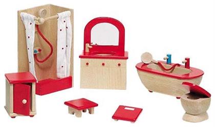 Goki Furniture for Flexible Puppets Bathroom Έπιπλο για Κουκλόσπιτο από το Public