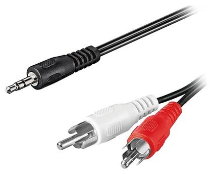 Goobay Καλώδιο 3.5mm male - RCA male Μαύρο 3m (51650) από το Public