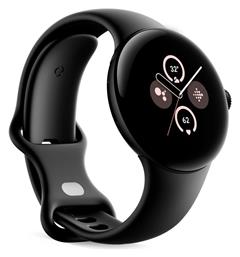 Google Pixel Watch 2 Aluminium με Παλμογράφο (Matte Black / Obsidian Active Band) από το e-shop