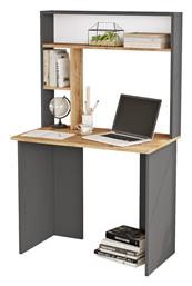 Γραφείο Brompton 90x51.6x148εκ. Πεύκο/ανθρακί