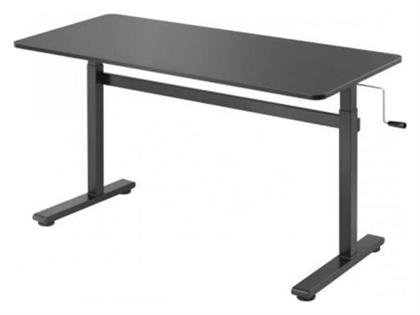 Γραφείο με Ρυθμιζόμενο Ύψος 140x60x70εκ. Μαύρο