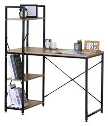 Γραφείο με Βιβλιοθήκη 100x52x122εκ. Μαύρο