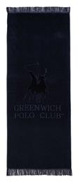 Greenwich Polo Club 3656 Πετσέτα Θαλάσσης με Κρόσσια Μαύρη 190x90εκ. από το Katoikein