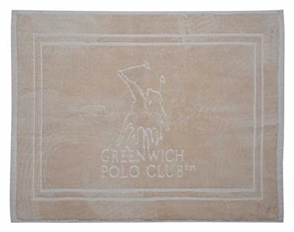 Greenwich Polo Club Πατάκι Μπάνιου Βαμβακερό 3038 220750703038 Μπεζ 50x70εκ.