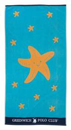 Greenwich Polo Club Παιδική Πετσέτα Θαλάσσης Γαλάζια