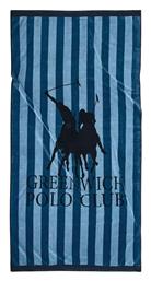 Greenwich Polo Club Πετσέτα Θαλάσσης Βαμβακερή Μπλε