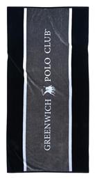 Greenwich Polo Club Πετσέτα Θαλάσσης Βαμβακερή Γκρι
