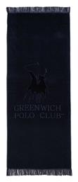Greenwich Polo Club Πετσέτα Θαλάσσης Βαμβακερή Μαύρη