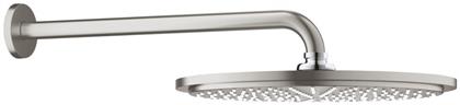 Grohe Essence Super Steel 26066DC0 Στρογγυλή Κεφαλή Ντουζ 31cm με Βραχίονα 38cm