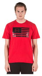 GSA Superlogo 1719036 Αθλητικό Ανδρικό T-shirt Flag Red Με Στάμπα