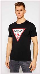 Guess Ανδρικό T-shirt Κοντομάνικο Μαύρο