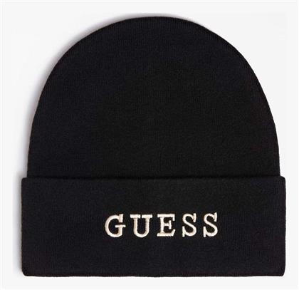 Guess Beanie Γυναικείος Σκούφος Πλεκτός σε Μαύρο χρώμα από το Epapoutsia