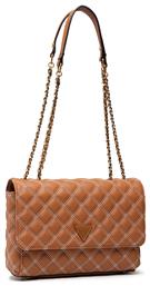 Guess Cessily Γυναικεία Flap Bag 'Ωμου σε Ταμπά χρώμα