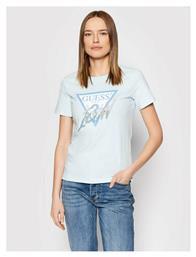 Guess Γυναικείο T-shirt Γαλάζιο