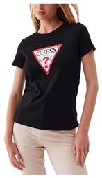 Guess Γυναικείο T-shirt Μαύρο