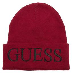 Guess Γυναικείος Beanie Σκούφος σε Κόκκινο χρώμα