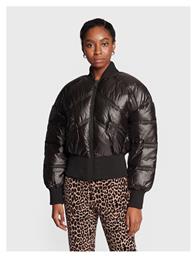 Guess Κοντό Γυναικείο Bomber Jacket Μαύρο