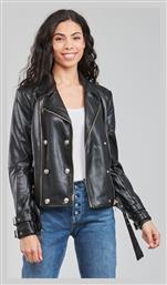 Guess Olivia W1GL01R8S32 Δερμάτινο Γυναικείο Biker Jacket Μαύρο